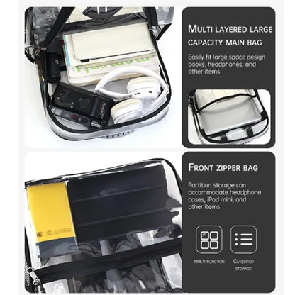 Pvc Transparent Backpack