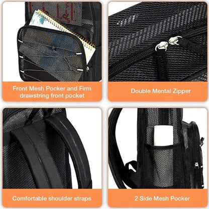 Breathable Semitransparent Backpack