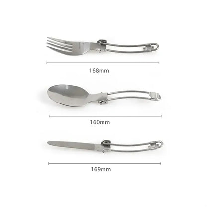 Portable 1-2 Person Camping Cookware Set with Utensils
