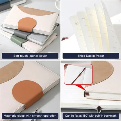 Creative Color Matching Thickened A5 Business Notebook Set