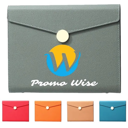 A5 Business Notebook With Detachable Metal Binder Clip