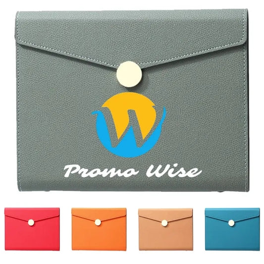 A5 Business Notebook With Detachable Metal Binder Clip