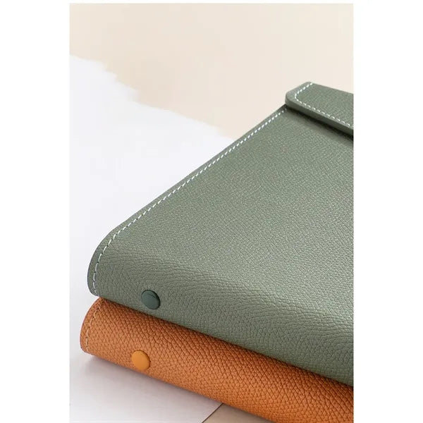 A5 Business Notebook With Detachable Metal Binder Clip