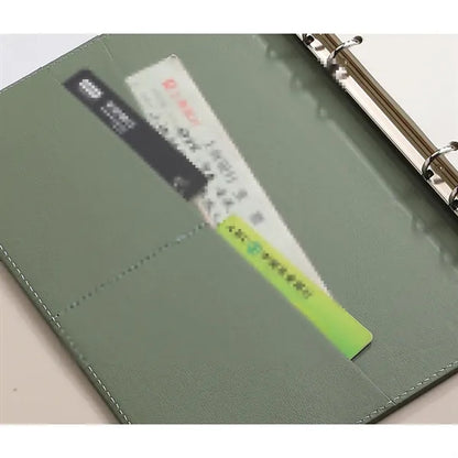 A5 Business Notebook With Detachable Metal Binder Clip