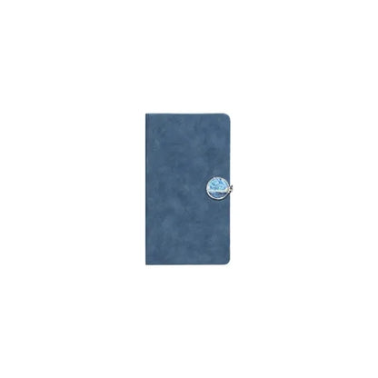 Durable A6 Gold Stamping Notebook with Plastic Buckle