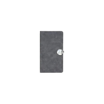 Durable A6 Gold Stamping Notebook with Plastic Buckle
