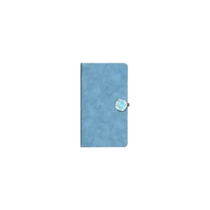 Durable A6 Gold Stamping Notebook with Plastic Buckle