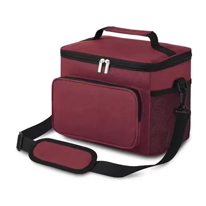 Insulated Outdoor Lunch Cooler Tote Single Should Strap Bag
