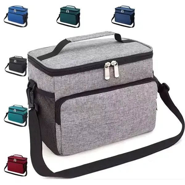 Insulated Outdoor Lunch Cooler Tote Single Should Strap Bag