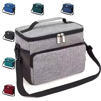 Insulated Outdoor Lunch Cooler Tote Single Should Strap Bag