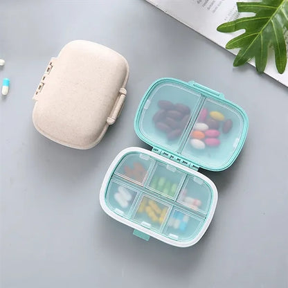 8 Compartments Portable Pill Case