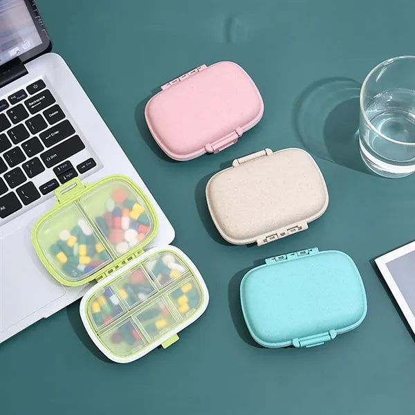 8 Compartments Portable Pill Case