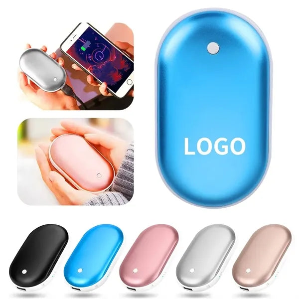 Pocket Hand Warmer Power Bank 5200mAh Double Sided Heat