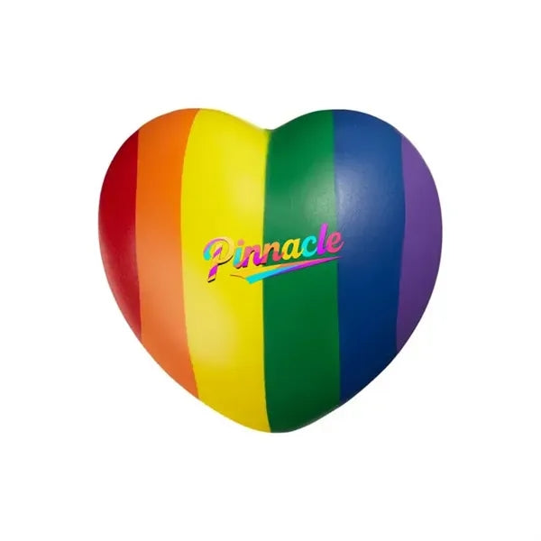 Rainbow Pride Heart Shape Stress Ball