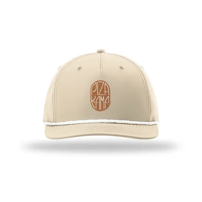 Richardson 5Panel Rope Cap w/Leather Patches or Embroidery