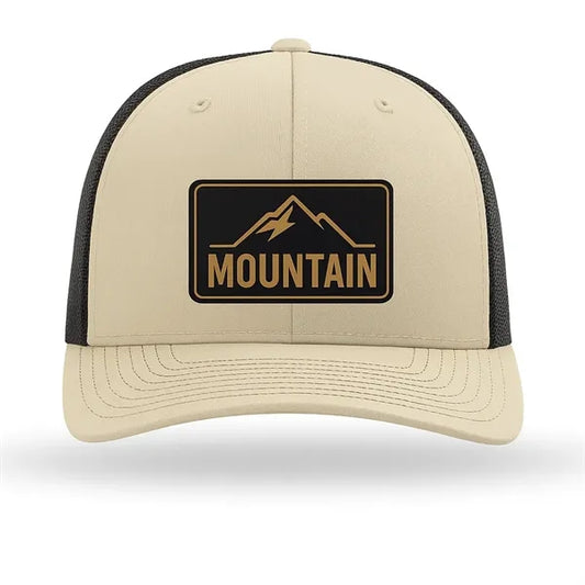 Richardson FLEX Trucker Hat w/Leather Patch or Embroidery