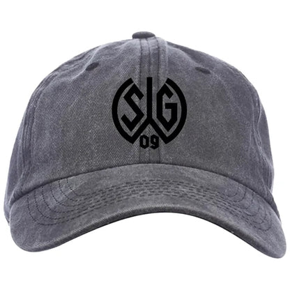 Washed Cotton Unconstructed Cap w/ Custom Logo 6 Panel Hat