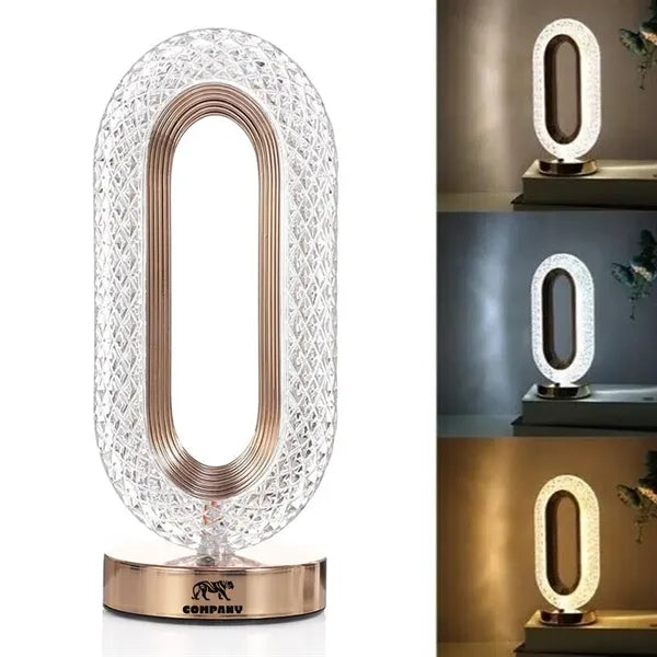 Diamond LED Crystal Table Lamp