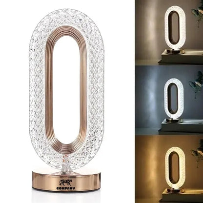 Diamond LED Crystal Table Lamp