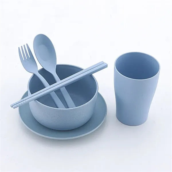 6-Piece Eco-Friendly Dinnerware Set