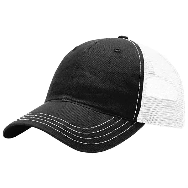 Embroidered Richardson Garment Washed Snapback Trucker Cap
