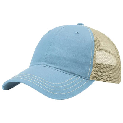 Embroidered Richardson Garment Washed Snapback Trucker Cap