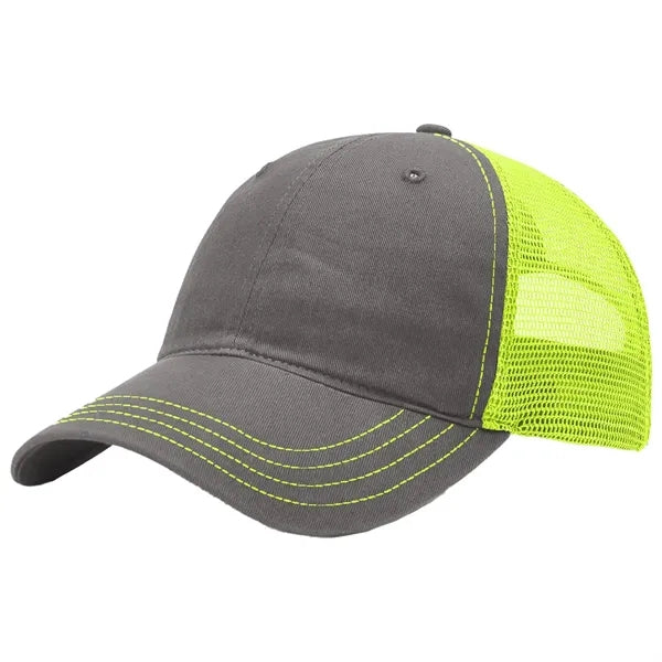 Embroidered Richardson Garment Washed Snapback Trucker Cap