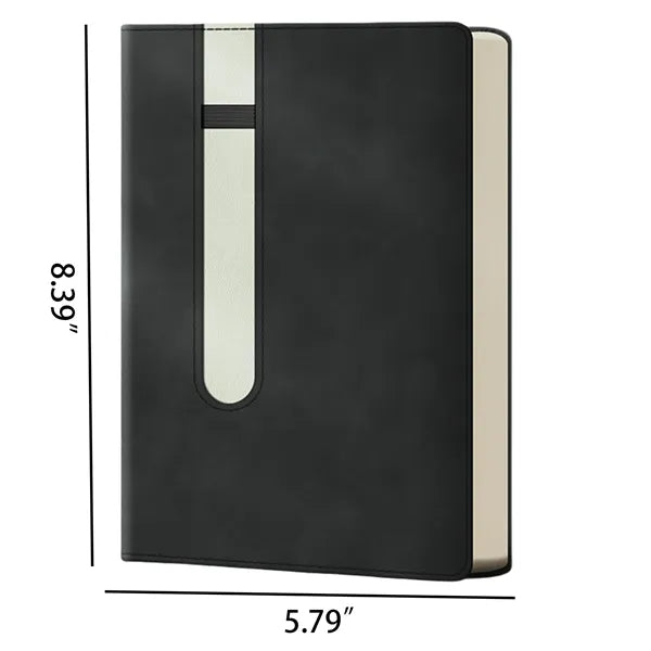 A5 PU Leather Notebook With Pen Holder For Office And Gifts