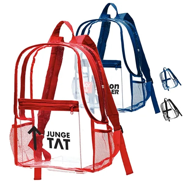 Translucent Trek Clear Backpack 12" x 16" x 5"