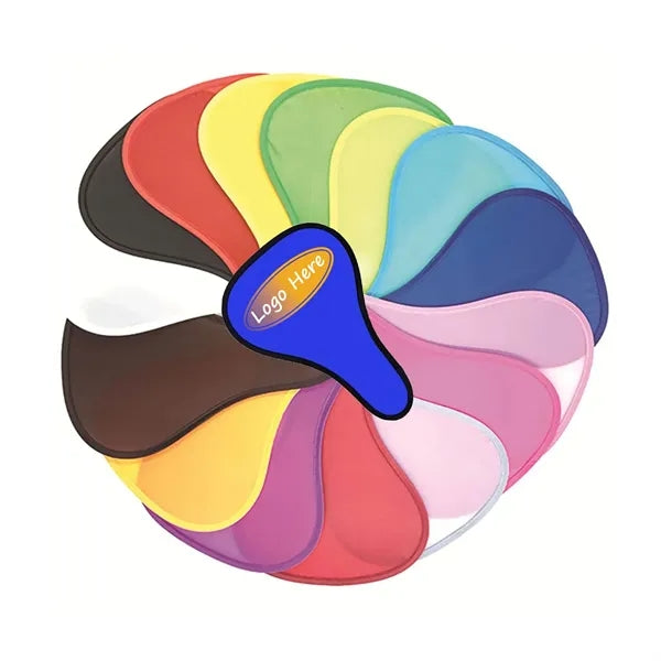 Collapsible Foldable Polyester Fans With Pouch