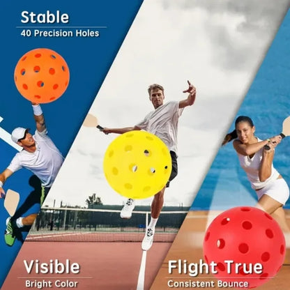 40 Holes Outdoor Pickleballs