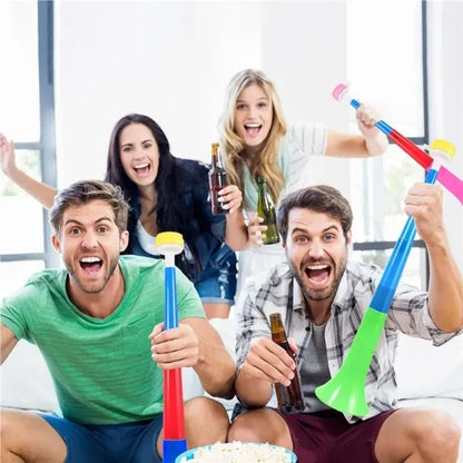 Collapsible Plastic Trumpet Noisemaker Stadium Horns