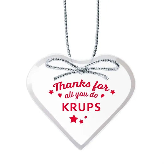 Starfire Ornament - Heart Imprinted
