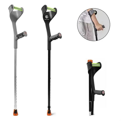 Durable Adjustable Retractable Foldable Adult Forearm Crutch
