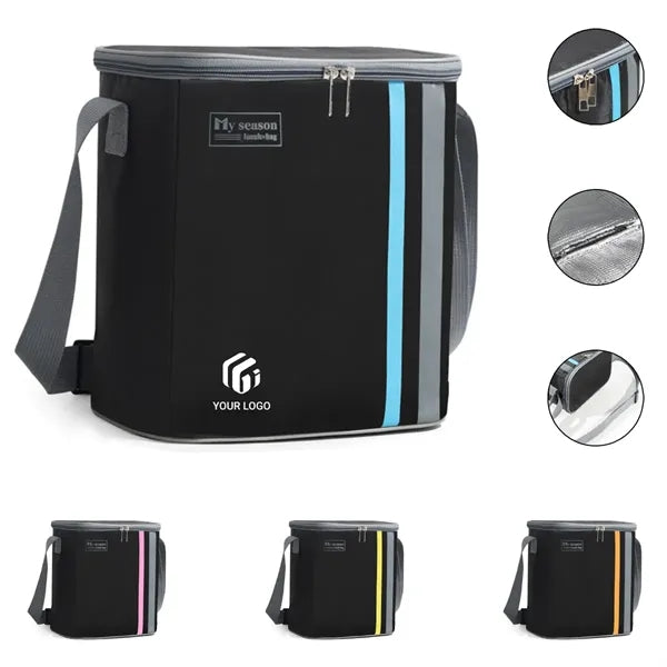 Large capacity portable outdoor picnic insulated lunch bag
