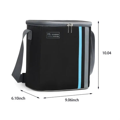 Large capacity portable outdoor picnic insulated lunch bag