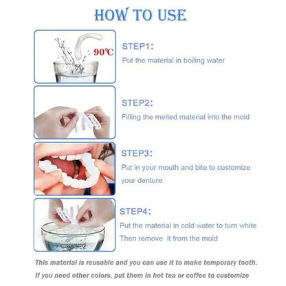 Temporary Smile False Teeth Denture