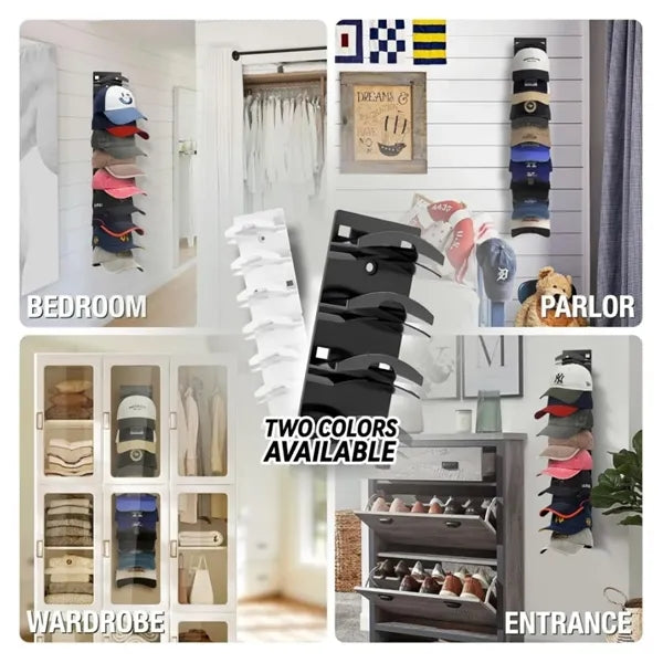 Strong Adhesive Baseball Caps Hat Rack for Wall