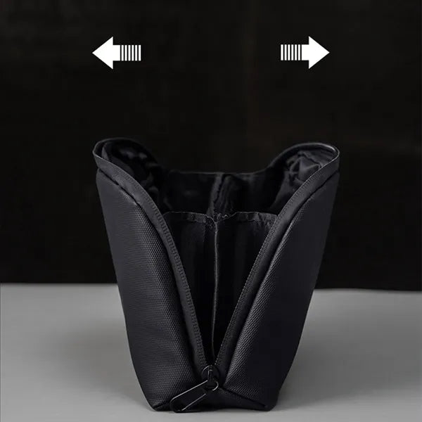 Electronic accessories carry case cable organizer pouch