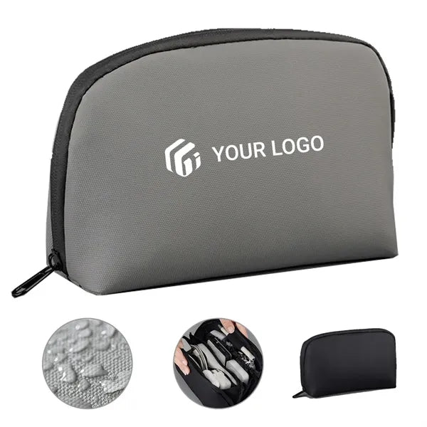 Electronic accessories carry case cable organizer pouch
