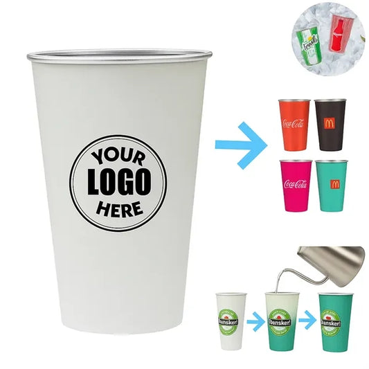 Custom Logo Cold-Activated Color Changing Cup 15oz