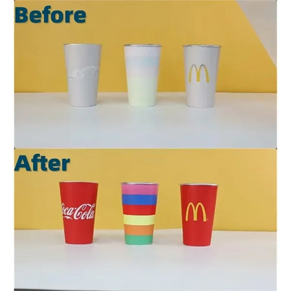 Custom Logo Cold-Activated Color Changing Cup 15oz