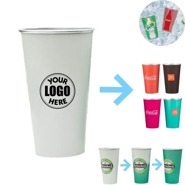 Custom Logo Cold-Activated Color Changing Cup 15oz