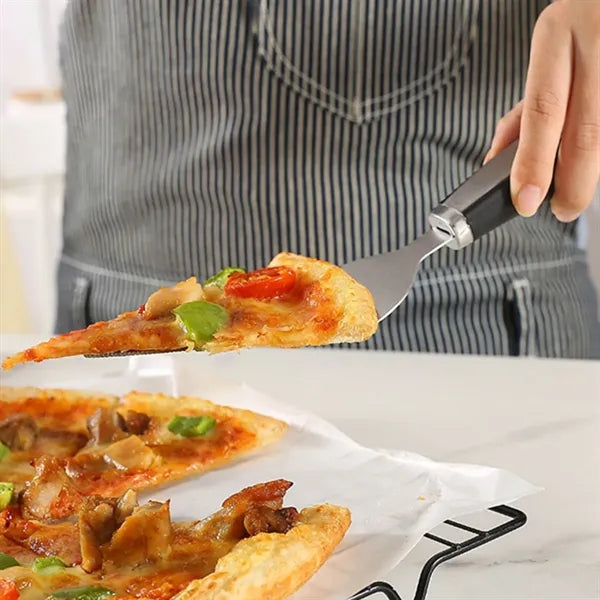 Kitchen party stainless steel pie server pizza wheel cutter