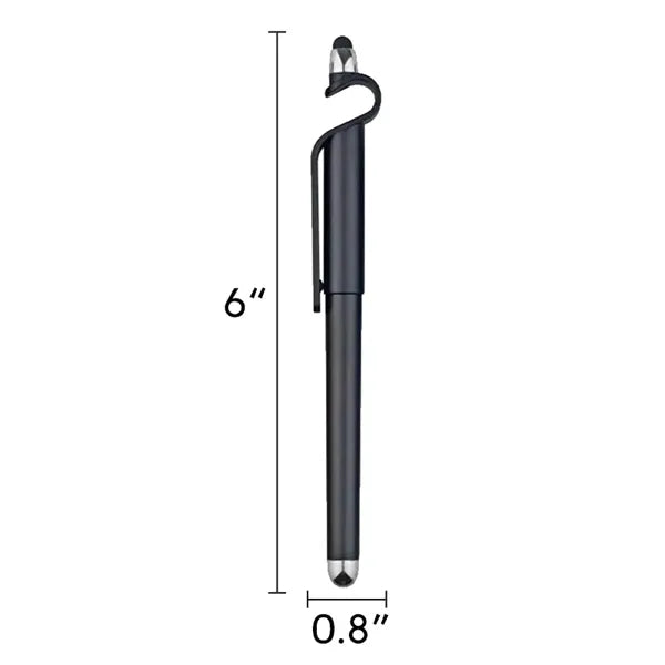 Multipurpose Ballpoint Touch Screen Pen With Phone Holder