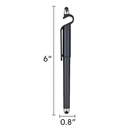 Multipurpose Ballpoint Touch Screen Pen With Phone Holder