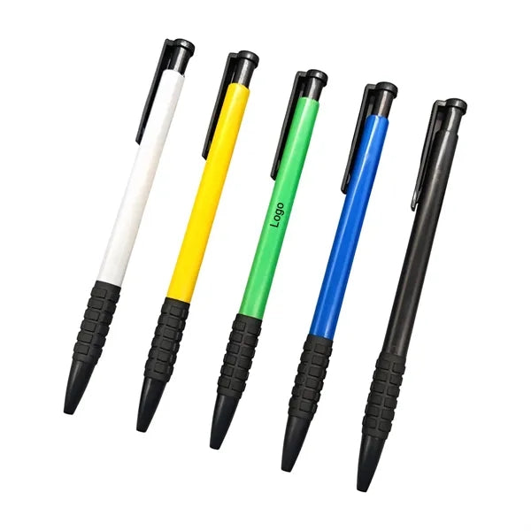 Retractable Blue Ink Ballpoint Pen