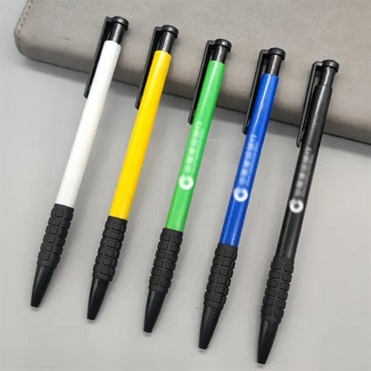 Retractable Blue Ink Ballpoint Pen