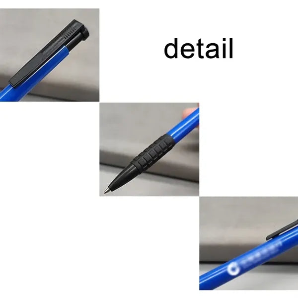 Retractable Blue Ink Ballpoint Pen