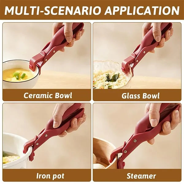 Multi-purpose Kitchen Silicone Anti-scald Non-slip Clip